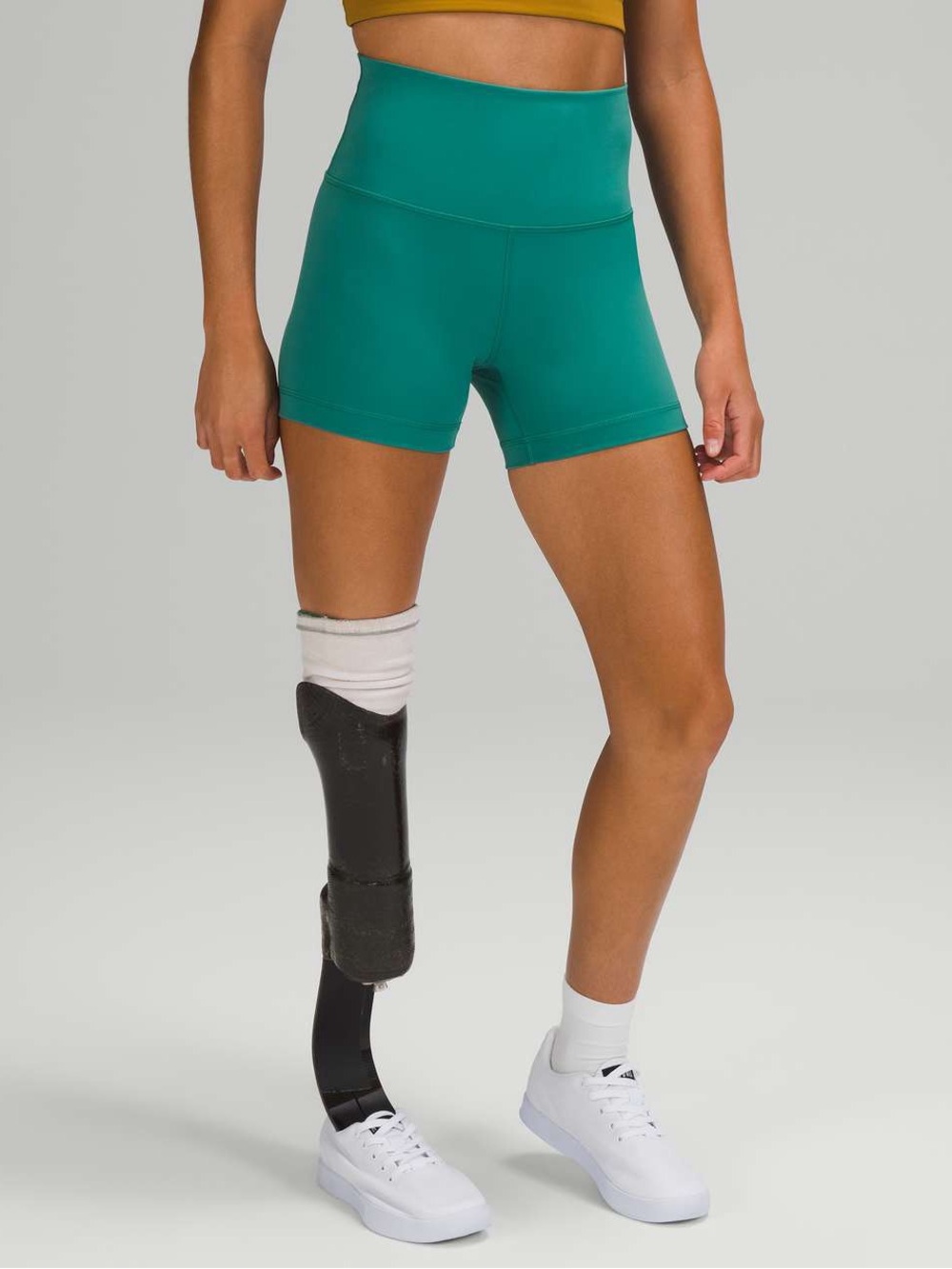 Lululemon Wunder Train High-Rise Short 4" Teal Lagoon